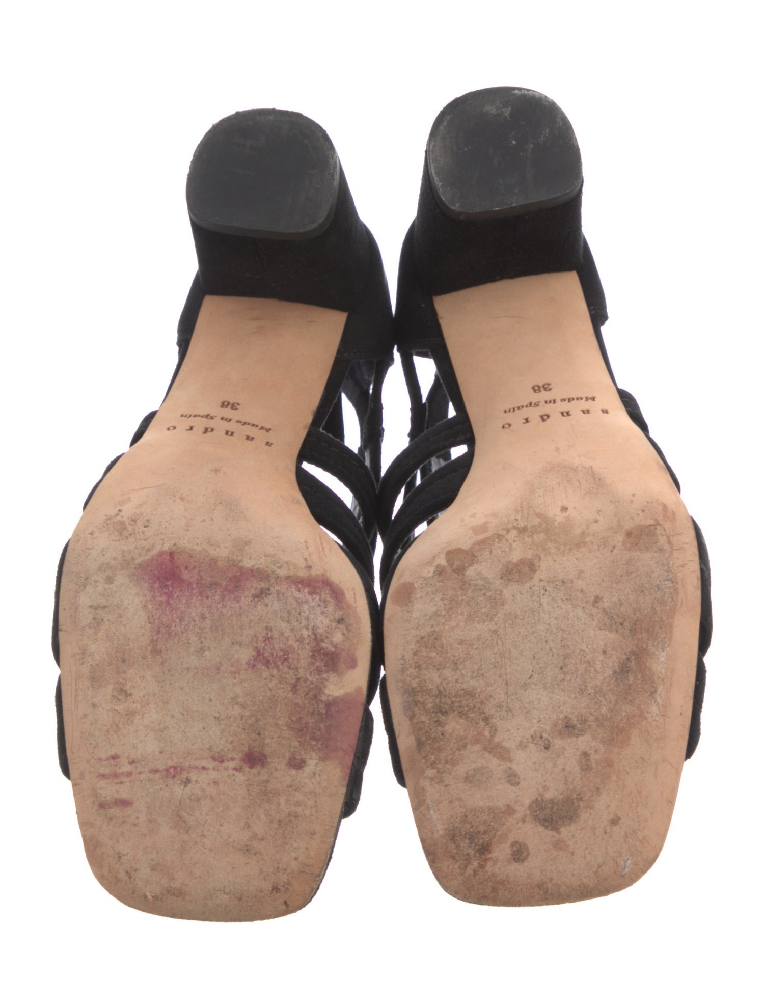 Sandro Suede Gladiator Sandals